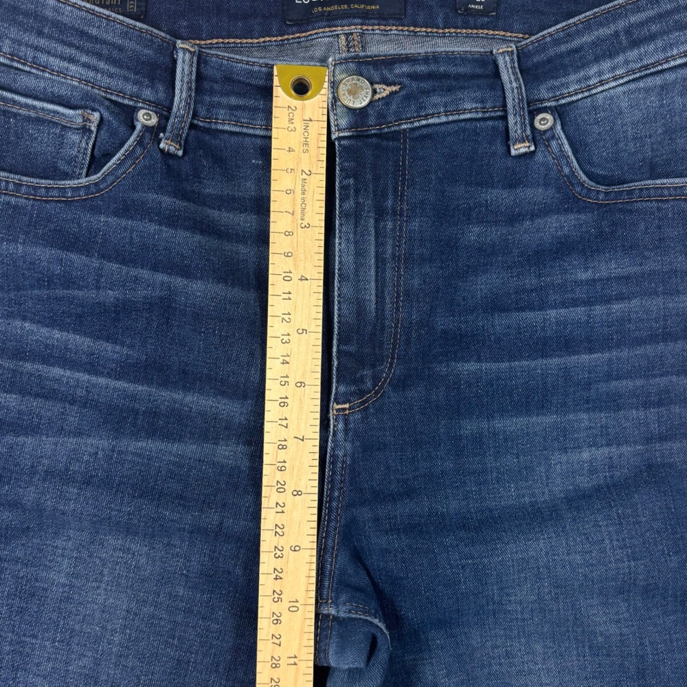 Lucky Brand Bridgette Skinny Jeans Womens 6/28 Dark Wash Candiani Denim Ankle - Picture 14 of 16
